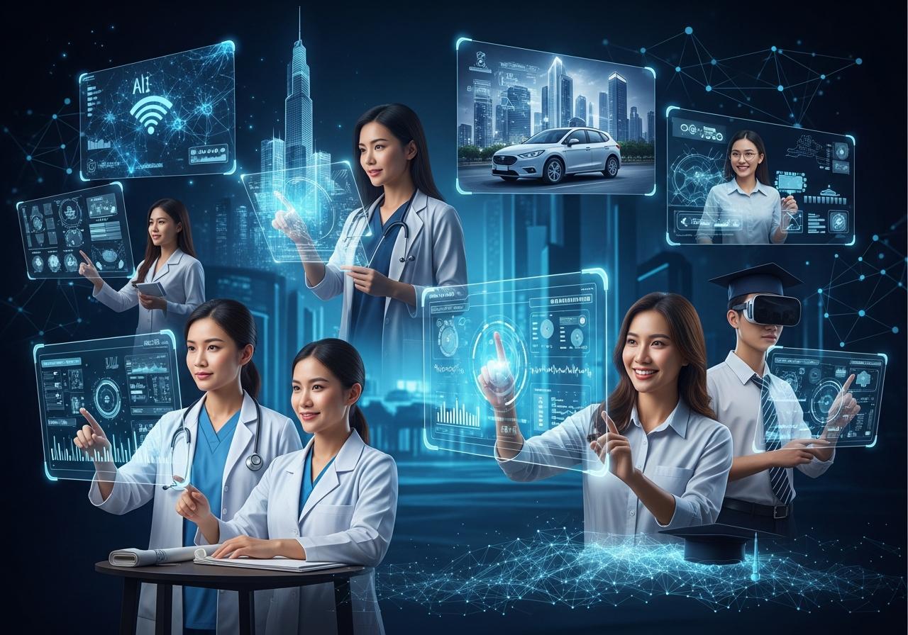 Ứng dụng đột phá của AI: Thay đổi toàn diện đời sống và các ngành công nghiệp